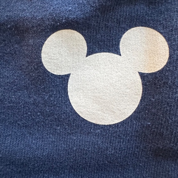 NWOT Disney Mickey Mouse Print Shorts Kids Size 2T Navy Blue - Picture 4 of 7